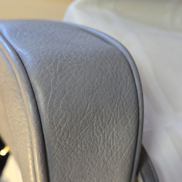 Mezon Handbag, Gray with gold hardware - Picture 6 of 8